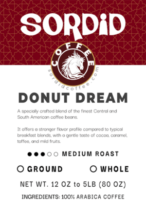 Sordid Coffee Donut Dream